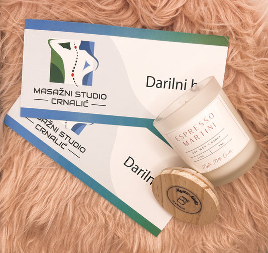 Darilni komplet Mystic Melts in Masažnega Studia Crnalić
