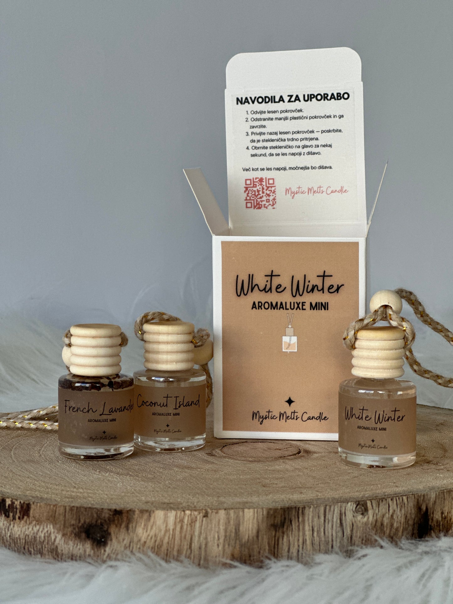 AromaLuxe Mini – Viseča dišava za avto